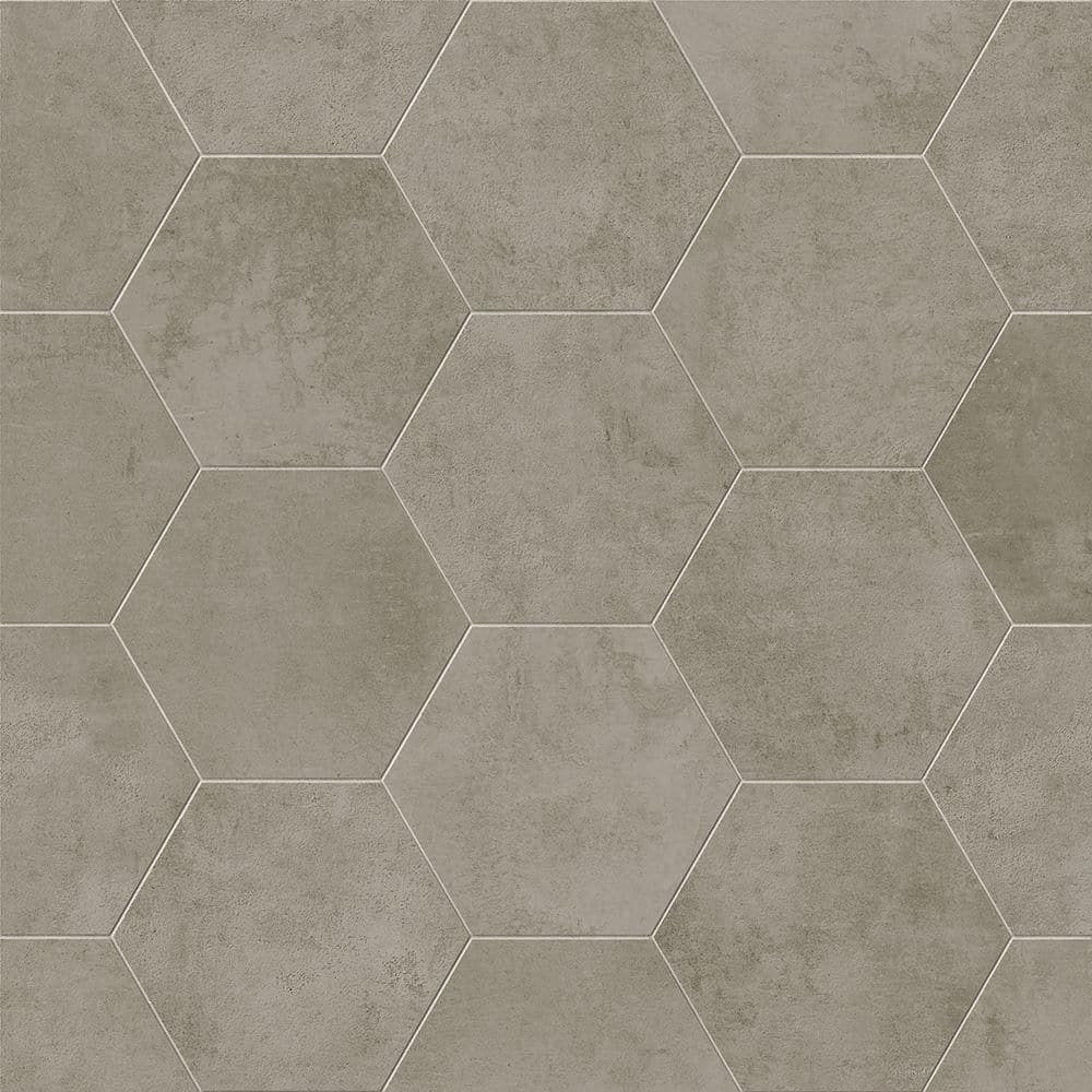 Hexagon Taupe Matte 8.5 in. x 10 in. Concrete Look Porcelain Floor and Wall Tile (12.49 sq. ft./Case) price history on PriceWatchPro