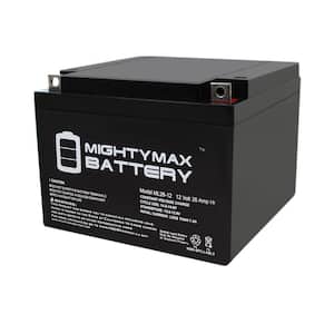 ML26-12 12V 26AH SEALED 12 VOLT DEEP - CYCLE RECHARGEABLE BATTERY