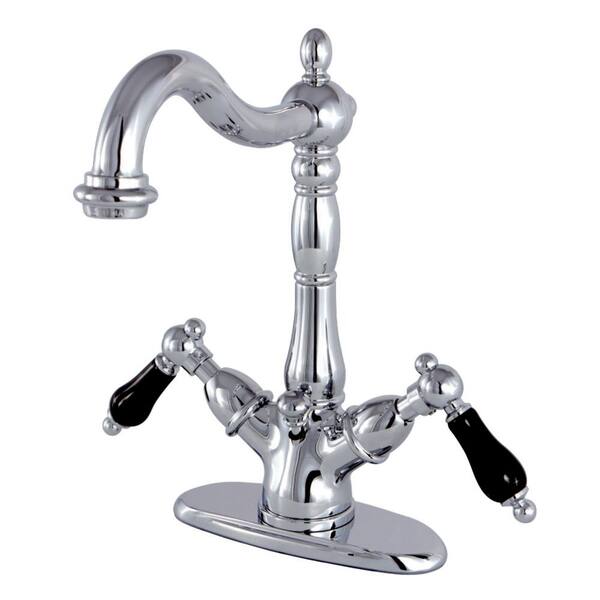 Kingston Brass Duchess Single Hole 2-Handle Bathroom Faucet in Chrome