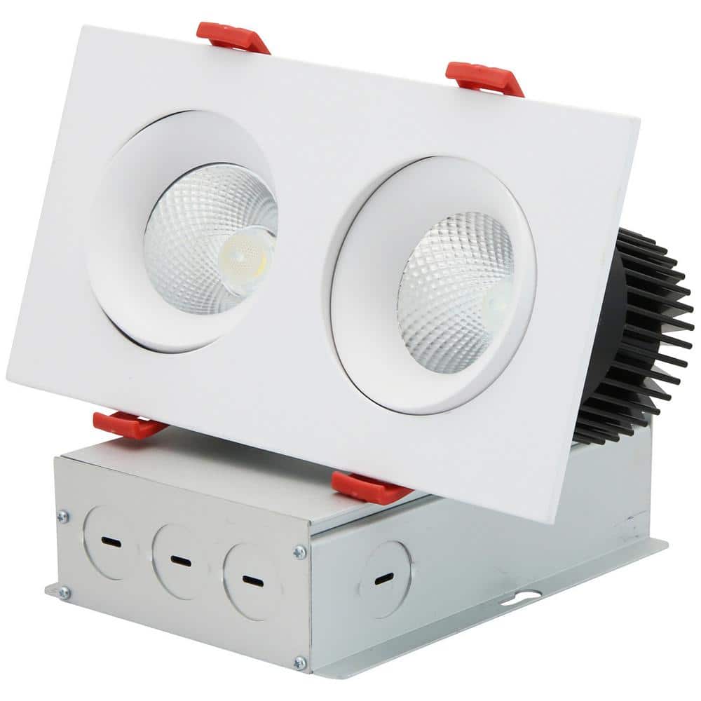11.7 in. Selectable CCT New Construction Remodel 120-Watt Equivalent Gimbal Light Kit (1-Pack) price history on PriceWatchPro