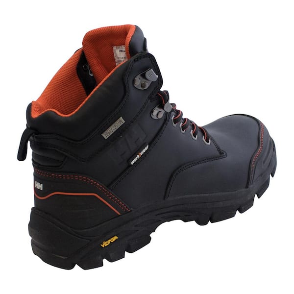 Helly Hansen Men's Waterproof 6'' Work Boots - Composite - Black/Orange Size 14(M) FHHW172S-O1O-14 - The Home Depot