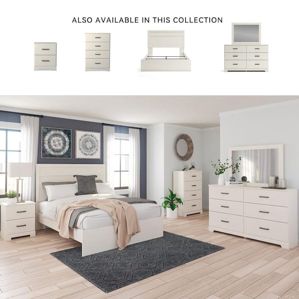 Signature DESIGN BY ASHLEY Stelsie White 2-Drawers 20.04 in. W