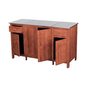 60 in. Patio Buffet Server with Cooler Compartment