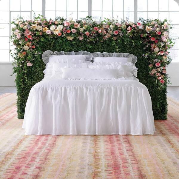 Paint Chip Hand Micro Hooked Wool Pastel 5 ft. x 8 ft. Indoor Area Rug