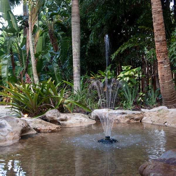 400 GPH Floating Fountain with Light