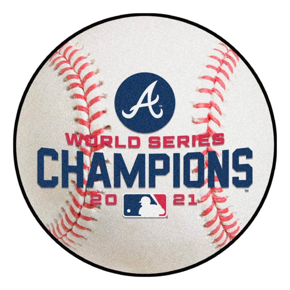Atlanta Braves MLB 2021 World Series Champions Medium Plush Mascot Wit