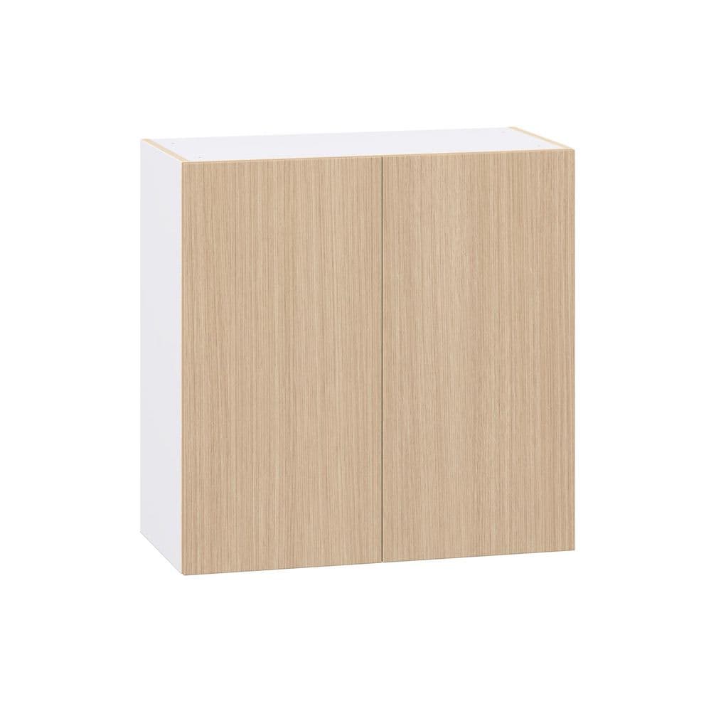 Timberline 30 in. W x 14.75 in. D x 30 in. H Assembled Shaker Wall Kitchen Cabinet in Mojavi Oak price history on PriceWatchPro