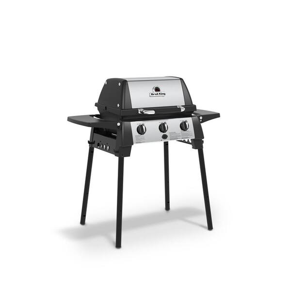 Broil King Porta-Chef 320 The Propane and - Depot Portable Stainless 952654 Steel in Home Grill Black