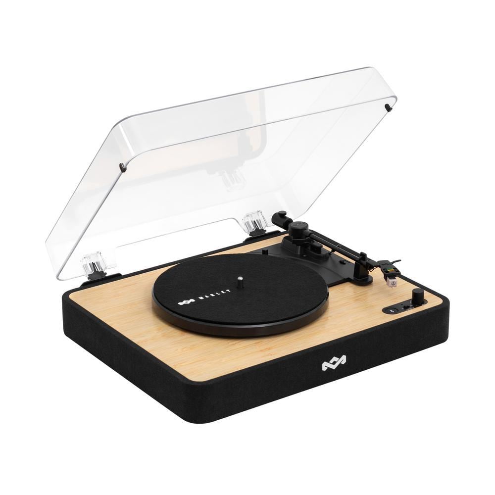 HOUSE OF MARLEY Roots Turntable EM-JT004-SB - The Home Depot