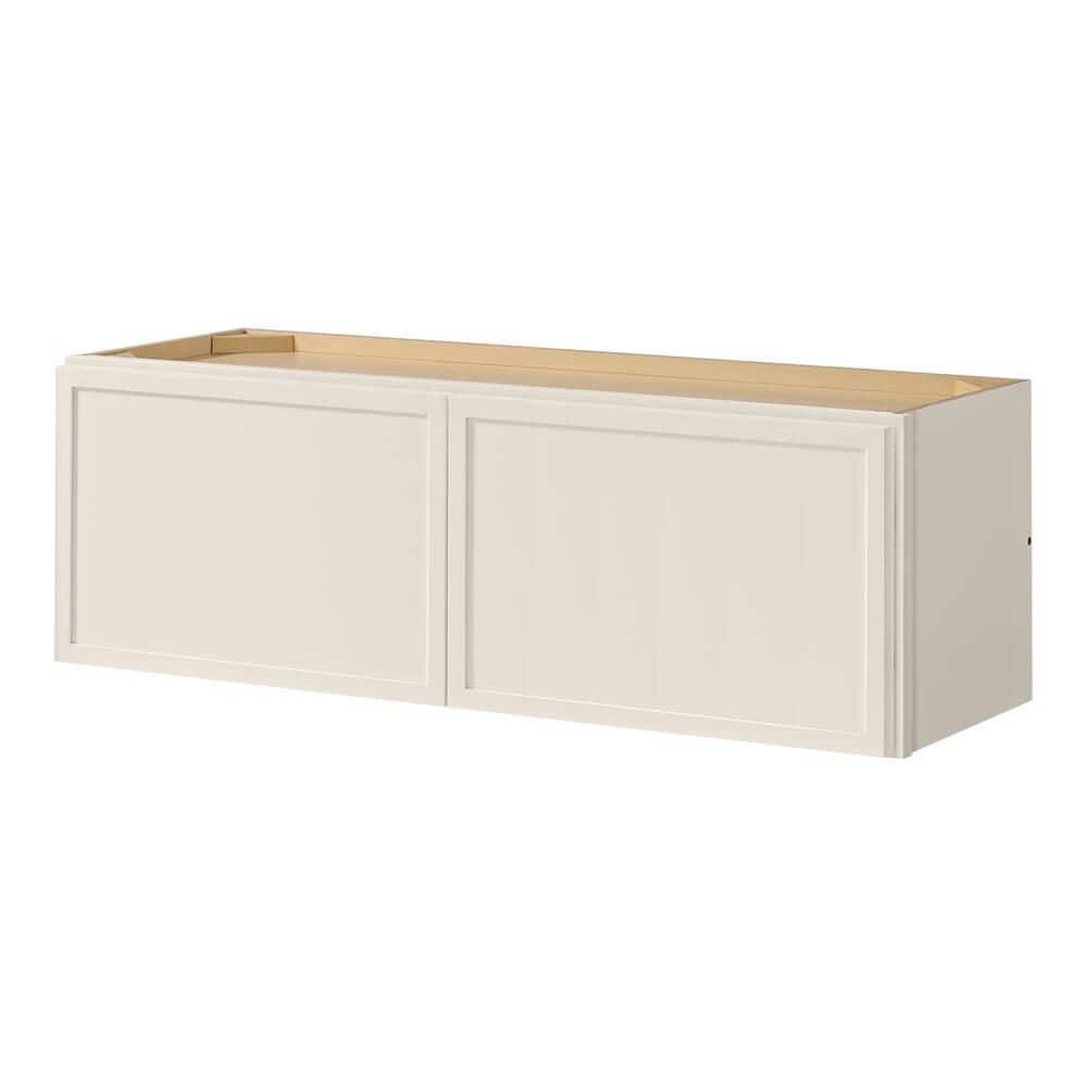 Leyton 36 in. W x 12 in. D x 12 in. H Ready to Assemble Plywood Slim Shaker Wall Bridge Kitchen Cabinet in Antique White price history on PriceWatchPro