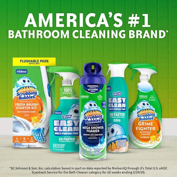 Scrubbing Bubbles 20 oz. Mega Shower Foamer Aerosol Bathroom
