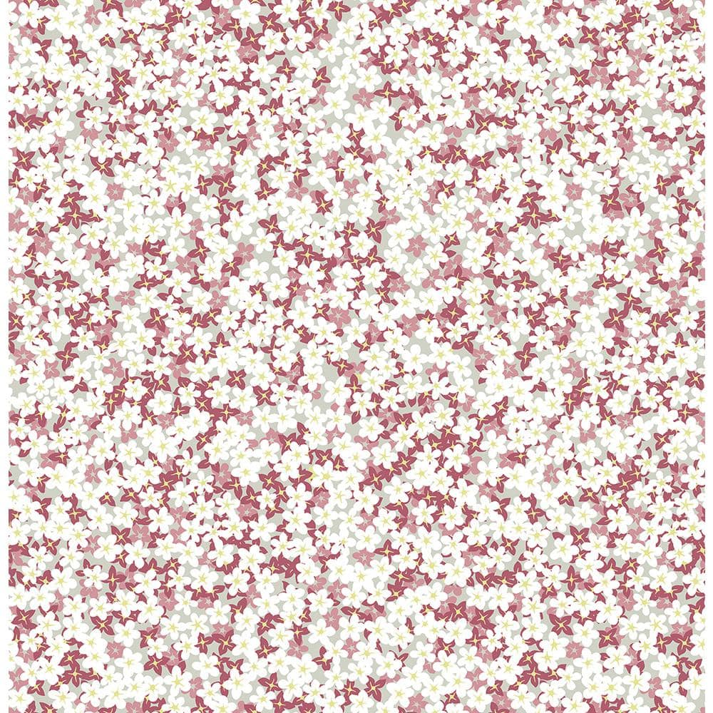 Giverny Pink Miniature Floral Strippable Wallpaper (Covers 56.4 sq. ft.) price history on PriceWatchPro