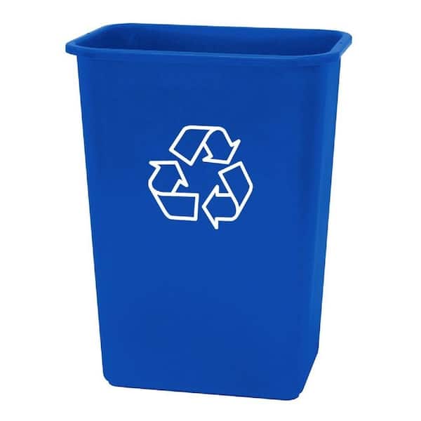 United Solutions 41 Qt. Plastic Recycling Wastebasket (Case of 12)