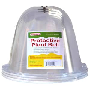 English Garden 13 in. Dia x 10 in. H Plastic Protective Plant Growing Bell with Vent (3-Pack)