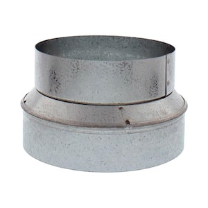Range Hood Duct 8 in. to 7 in. Round Reducer
