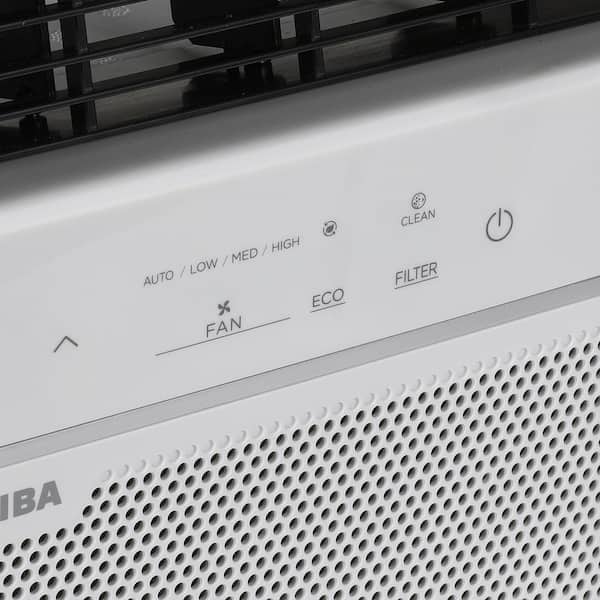 Toshiba - 12,000 BTU 115-Volt Smart Wi-Fi Touch Control Window Air Conditioner with Remote for upto 550 sq. ft.