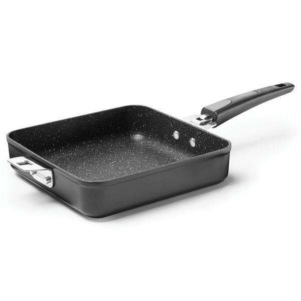 Starfrit 12.5 in. Pizza Pan/Flat Griddle with T-Lock Detachable Handle