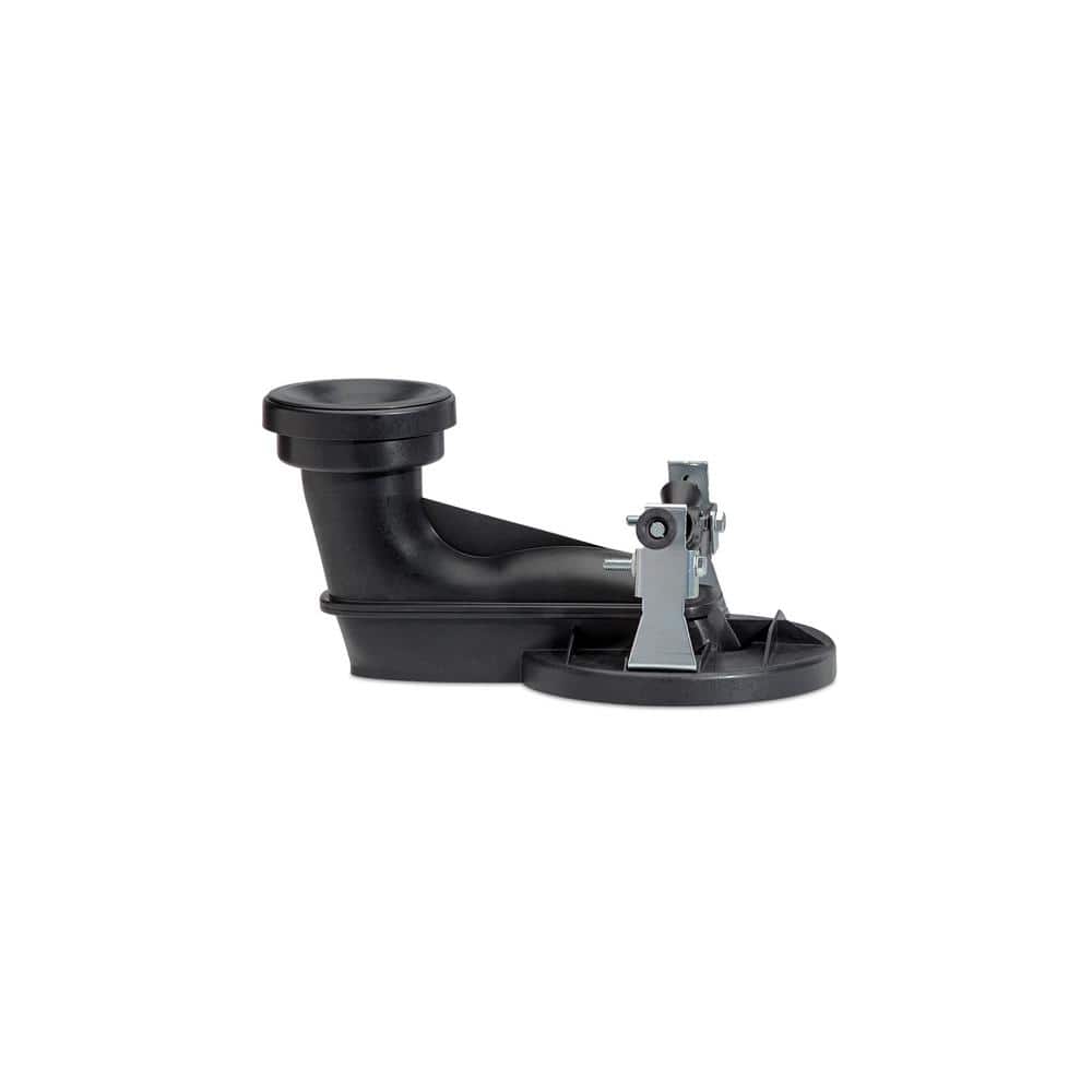 Compact White Plastic Rough-In Kit for Toilets