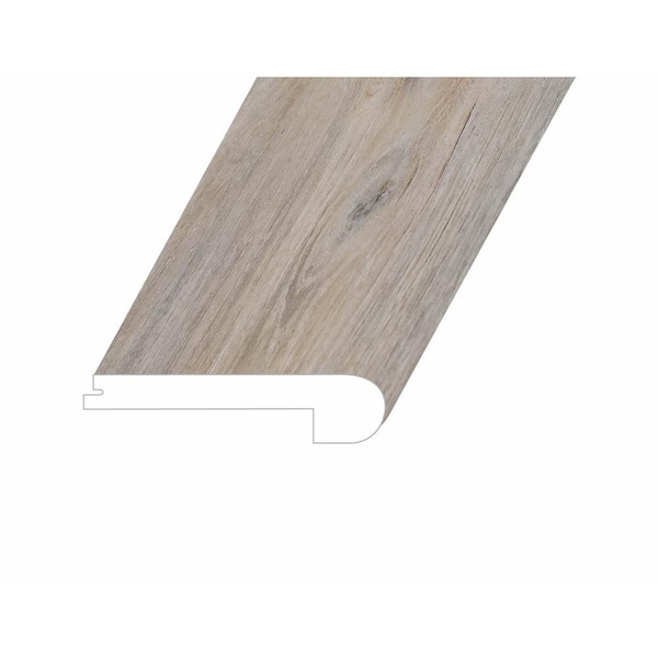Montserrat Amare Alloyed Bay 1 in. T x 4.5 in. W x 94.5 in. L Vinyl Flush Stair Nose Molding