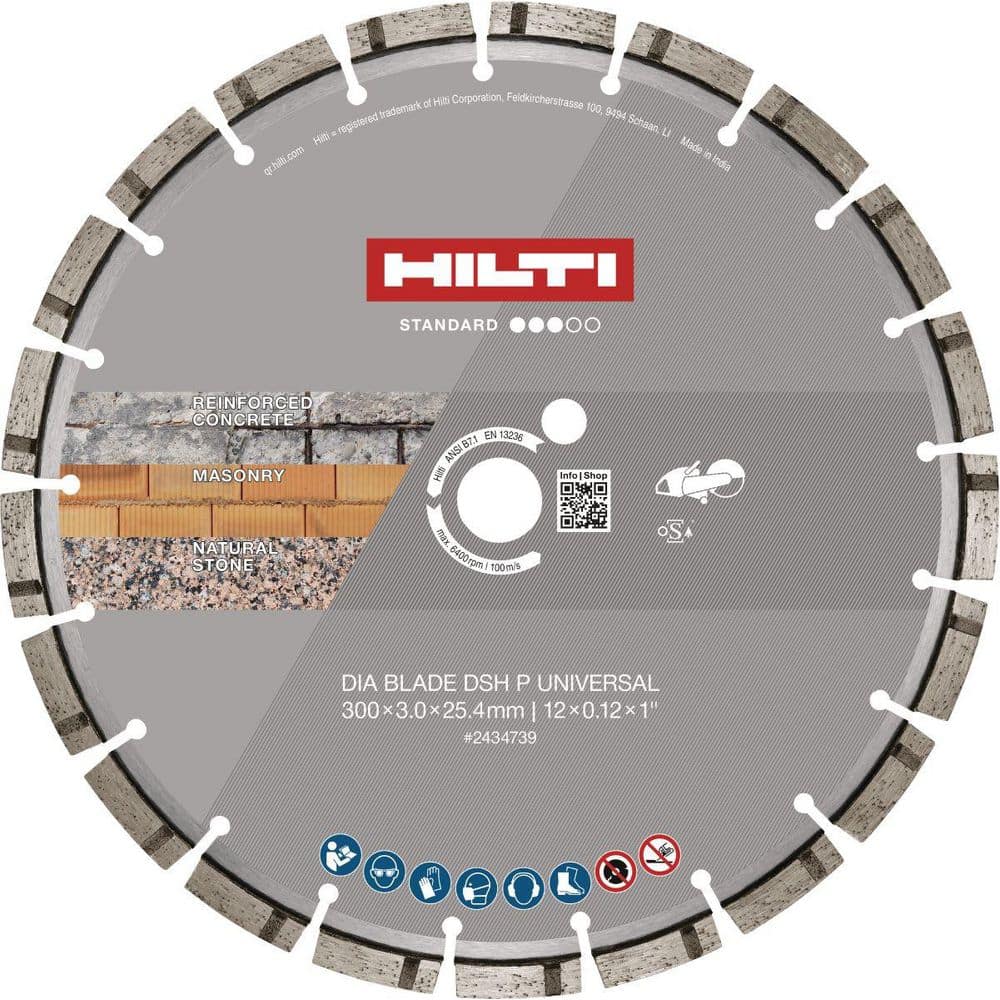 12 in. x 1 in. Premium Universal Diamond Saw Blade price history on PriceWatchPro