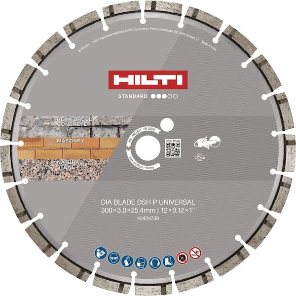 12 in. x 1 in. Premium Universal Diamond Saw Blade