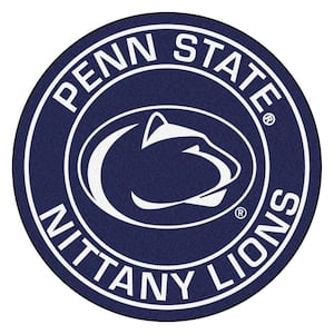 NCAA Penn State Navy 2 ft. x 2 ft. Round Area Rug