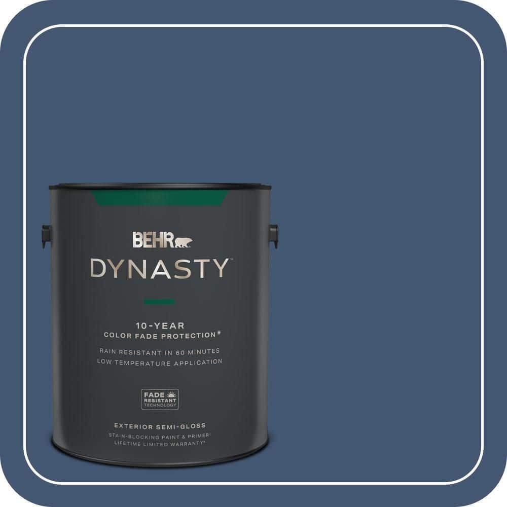 1 gal. Home Decorators Collection #HDC-WR14-7 Hidden Sapphire Semi-Gloss Exterior Stain-Blocking Paint & Primer price history on PriceWatchPro