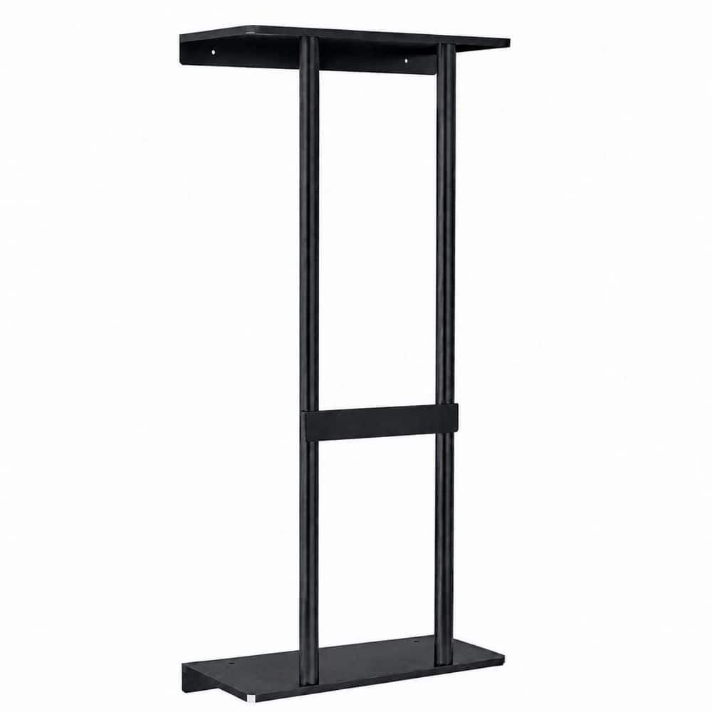 30 Inch Wall Mounted Bathroom Towel Rack with Shelf, Holds 6 Large Rolled Towels, Space Saving Storage, Black price history on PriceWatchPro