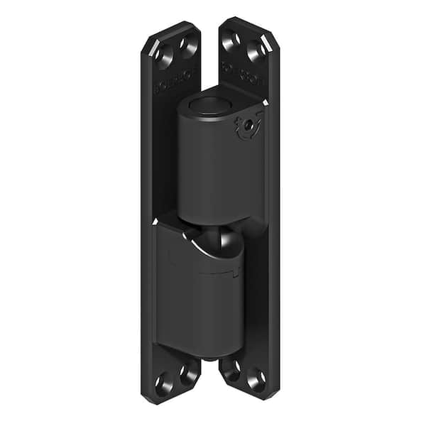 Barrette Outdoor Living 2.75 in. x 8.62 in. HD Center Mount Pair Black Hinge