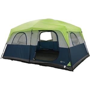 14 ft. x 10 ft. 10 Person 2 Room Family Cabin Tent
