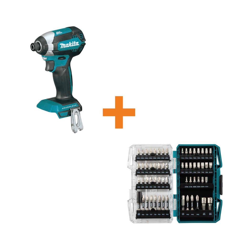 18V LXT Brushless 1/4 in. Variable Speed Impact Driver with IMPACT XPS Alloy Steel Impact Rated Drill Bit Set (60-Piece) price history on PriceWatchPro
