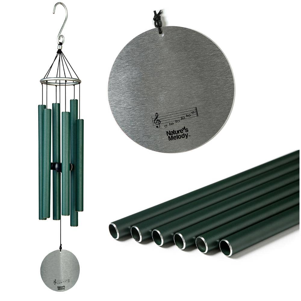 Nature's Melody Aureole Tunes Wind Chimes 36 in. Outdoor Windchime with ...