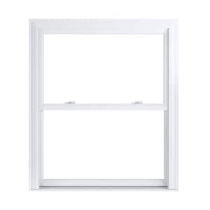 35.75 in. x 41.25 in. 70 Pro Series White Double Hung Low-E Argon Glass Vinyl Replacement Window, Screen Incl