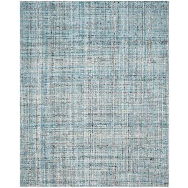 SAFAVIEH Abstract Blue/Multi 8 ft. x 10 ft. Solid Area Rug