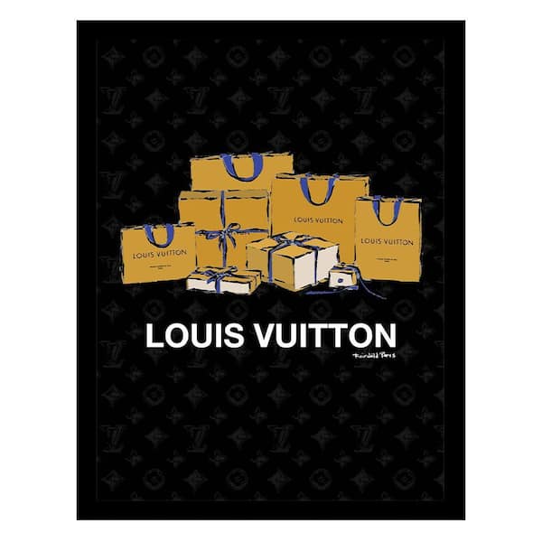 VENICE BEACH Collections High Fashion Glam Shopping Bags by Fairchild Paris 1-Piece Framed Graphic Print Abstract 18 in. x 14 in.