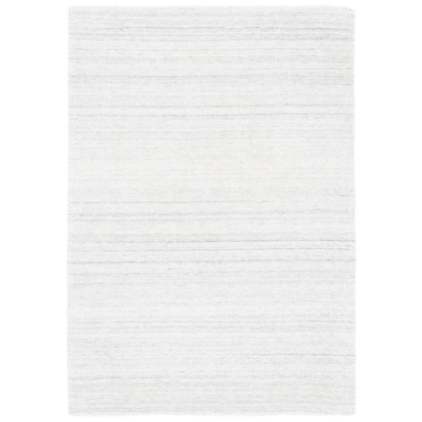 Mirage 9 ft. x 12 ft. Beige Distressed Striped Area Rug