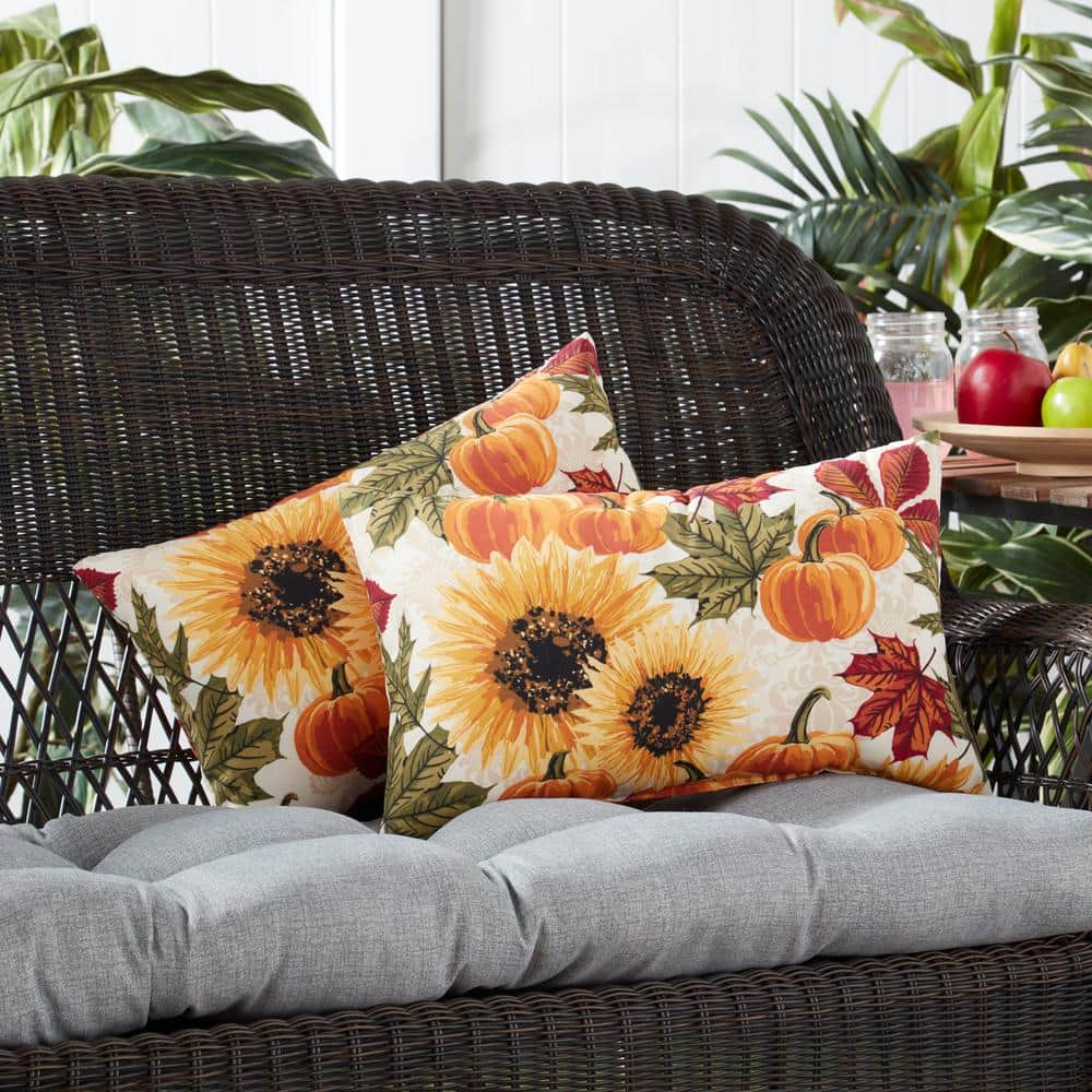 Marisol Floral Harvest Rectangular Lumbar Pillows Set