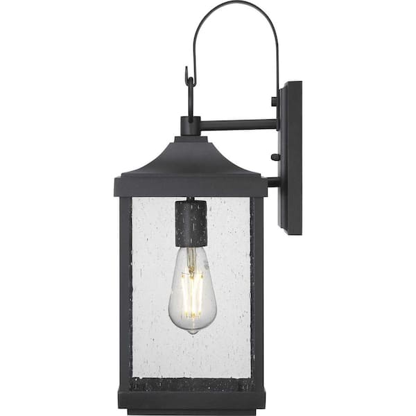 Progress Lighting Park Court 19 in. 1-Light Textured Black
