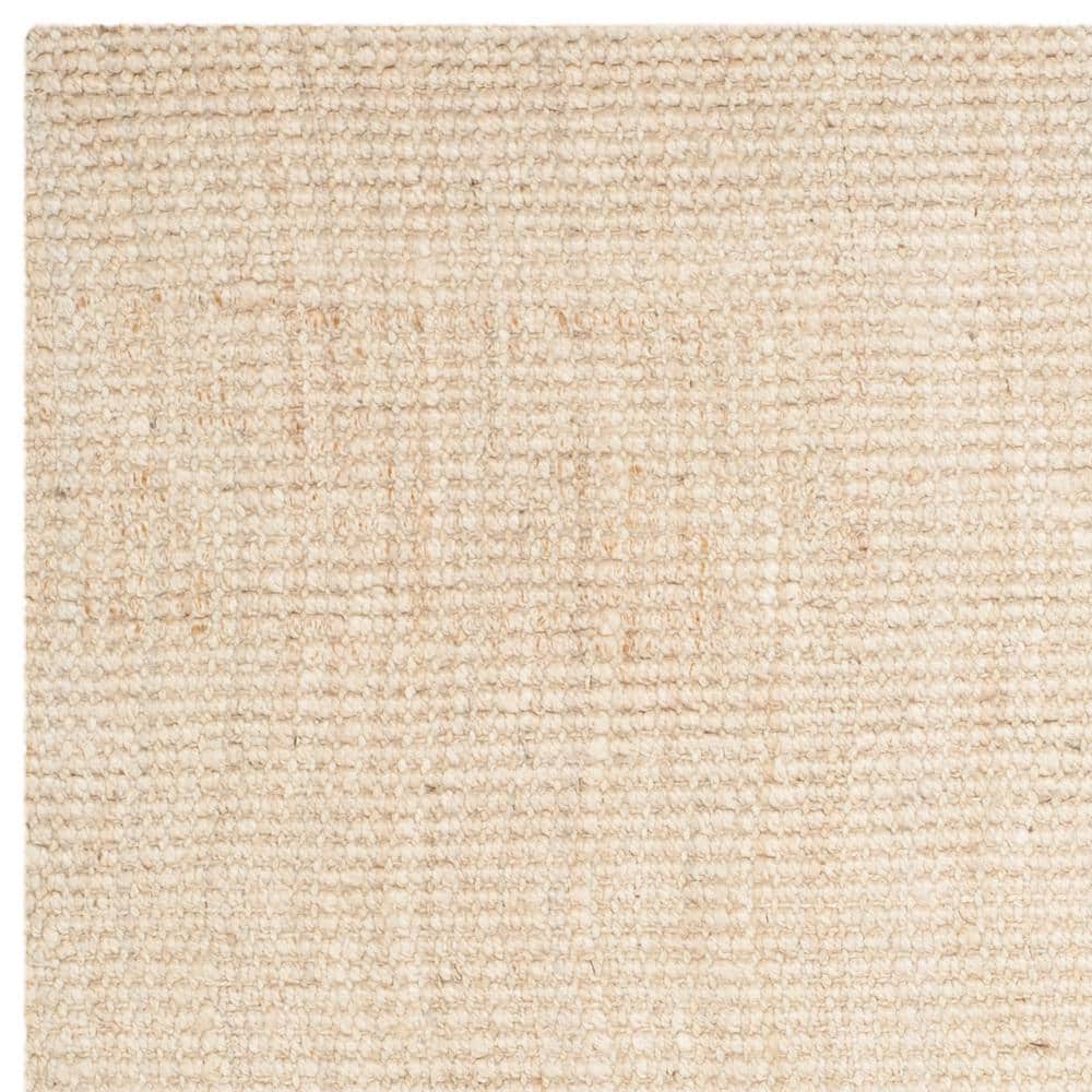 Natural Fiber Beige 9 ft. x 12 ft. Solid Area Rug - thumbnail 6