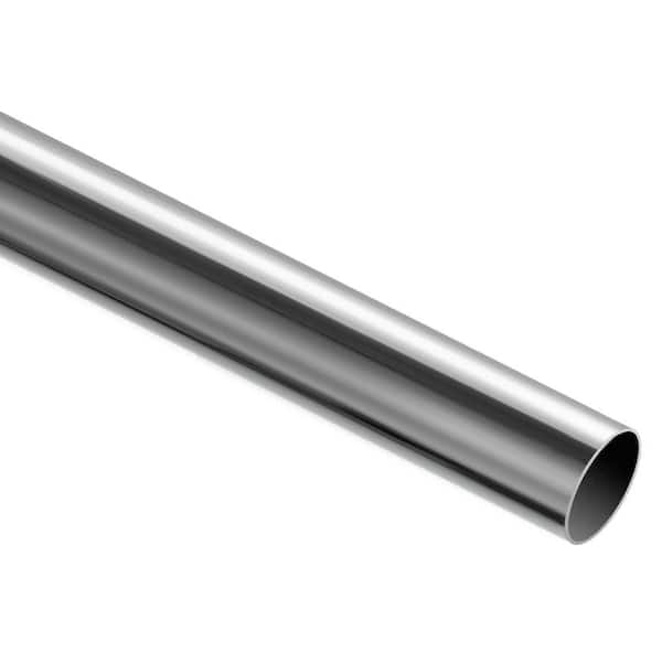 Lido Designs 72 in. Polished Chrome Heavy Duty Closet Rod