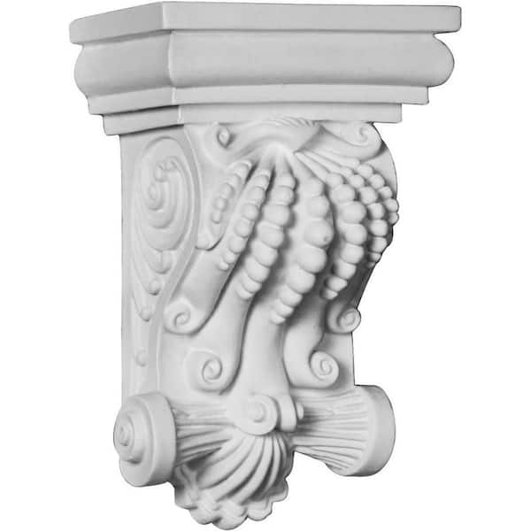 Ekena Millwork 3-3/4 in. x 5-3/4 in. x 2-1/4 in. Polyurethane Bradley Corbel