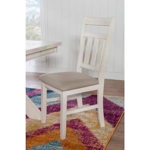Taylen Distressed White Side Chair (set of 2)