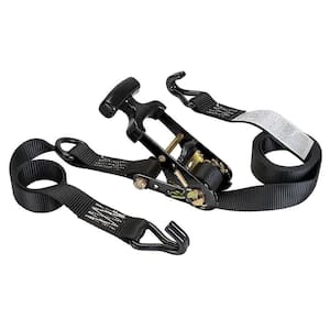 1.25 in. x 8.5 ft. 800 lbs. T-Handle Ratchet Tie Down Strap