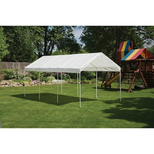 ShelterLogic MaxAP 10 ft. x 20 ft. White Gazebo Canopy 2-in-1