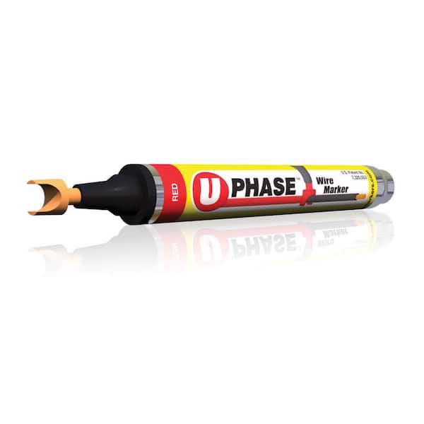 U-Phase Wire Marker Kit, Blue/Red/White/Green