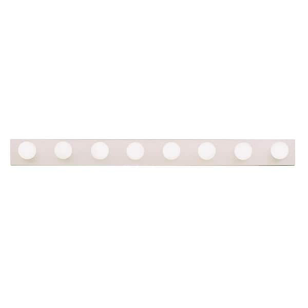 Independence 48 in. 8-Light Chrome Traditional Bathroom Vanity Light