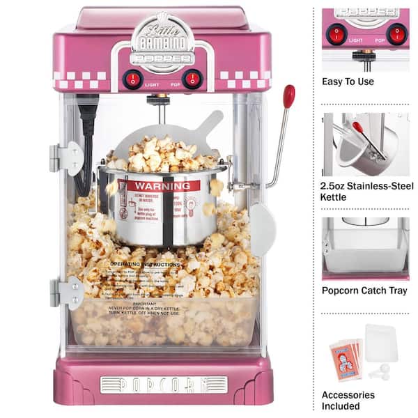 AMERICAN GIRL Popcorn Machine VIDEO Salt Butter Containers Sounds Light  Purple