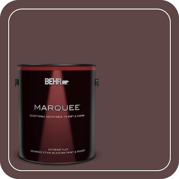 BEHR MARQUEE 1 gal. #140F-7 Embarcadero Flat Exterior Paint & Primer