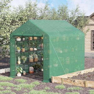 95.25 in. W x 70.75 in. D x 82.75 in. H Walk-In Greenhouse