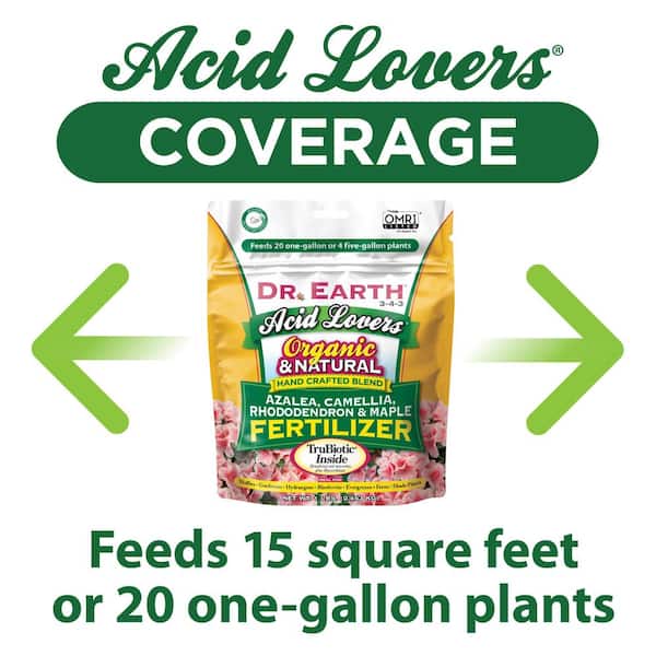 1 lb. 13 sq. ft. Organic Acid Lovers Azalea Camellia Rhododendron and Maple Dry Fertilizer